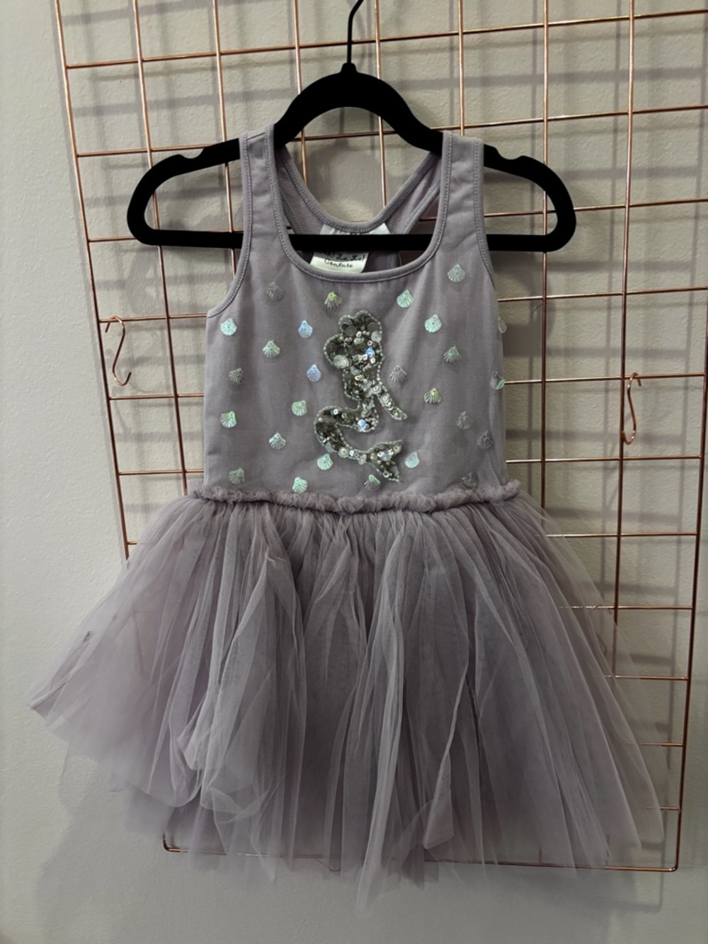 Ooh! La, La! Couture purple Sequin Mermaid Tutu Dress